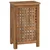 Košarica za rublje Prirodna 35 x 25 x 60 cm Čvrsto teak drvo