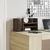 Organizator za stol boja hrasta 44,5x24x25 cm konstruirano drvo