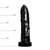 Hung System Uncut Dildo Black