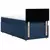 vidaXL Box spring postelja z vzmetnico modra 90x200 cm blago