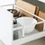 METOD / MAXIMERA Pod.orm.2front/2dnj/1srd/1vis.fiok, bela/Bodbyn siva, 80x60 cm