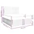 Vidaxl Box spring postelja z vzmetnico temno zelena 200x200 cm žamet