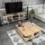 Hanah Home Akya Sto za dnevnu sobu, 89x44x89cm, Krem-beli