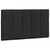 Krevet s madracem Hanko crni 80 x 200 cm baršunasti