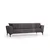 Atelier del Sofa Trosed na razvlačenje Hamlet 95x43x190cm Tamnosivi