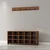 HANAH HOME Cipelarnik Talu Walnut