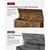 Songmics Shranjevalna klop 100x40x46 cm rjava