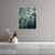 Canvas Slika na platnu Cvetni odsjaj, Sa ramom, 80 x 100 cm, Beli