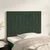 Vidaxl Vzglavje postelje temno zeleno 80x5x118/128 cm žametno