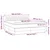Vidaxl Box spring postelja z vzmetnico LED temno siva 180x200 cm žamet
