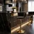 EH Barski stol Tresso Gold Black Velvet