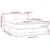 Vidaxl Box spring postelja z vzmetnico roza 140x210 cm žamet