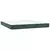 VIDAXL Box spring postelja z vzmetnico temno zelena 180x200