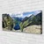 tulup.si Slika na platnu Mountain lake valley peaks 120x60 cm