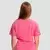 GymBeam Women‘s Limitless Cropped T-Shirt Dragonfruit