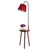 Aberto Design Podna lampa Demet, 160 cm, E27, Lešnik