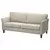 EKHOLMA Sofa trosed, Hakebo bež