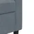 shumee Kavč trosed temno siv 210 cm žamet