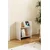 Hanah Home polica za knjige Derga2, 44 cm, hrast Sonoma / bela