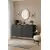 HANAH HOME Komoda Salkim 120 Anthracite Gold