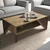 Hanah Home Beril Klub sto, 105x58x40cm, Braon