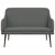Klupa tamnosiva 110 x76 x 80 cm od tkanine