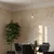 Luster na sajli OVELLA 1xE27/15W/230V, prečnik 36 cm, krem