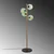 Opviq Podna lampa Benek-15-14545, 36x36x135 cm, IP20, Zlatno-zelena boja