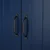 SKRUVBY Kombinacija za odlaganje, crno-plava, 130x140 cm