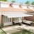 Povlačivi tende Bijela 600 × 350 cm Tkanina i Aluminij