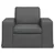 Sofa Tamno siva 103 x 80 x 82 cm tkanina