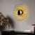 Opviq Zidna lampa Kaya-15235, 60x60x24cm, IP20, Zlatno-crna boje