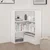 Hanah Home polica za knjige Adel 2 Shelf Corner, 60×60 cm, bela