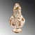 Aberto Design Dekorativna figura Woman With Veil 2, Zlatne boje