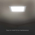 LED ugradno plafonsko svetlo LED/24W/230V 29,5x29,5 cm 3000K bela