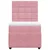 Vidaxl Box spring postelja z vzmetnico roza 80x200 cm žamet
