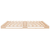 Krevet od paleta 140 x 190 cm od masivne borovine