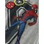 NAME IT Majica NMMDEEP SPIDER modra/pegasto siva/krvavo rdeča/črna