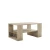 Hanah Home Klub sto Iris, 80x40x50 cm, Krem