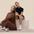 GymBeam Women‘s Cosmo Zip-Up Jumpsuit Brown L