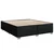 Vidaxl Box spring postelja z vzmetnico črn 200x200 cm blago