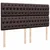 Vidaxl Box spring postelja z vzmetnico temno rjav 200x200 cm blago