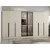 Hanah Home ormar sa reflektujućim staklom Nisa 20625, 360 cm, peščar