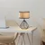 Opviq Stona lampa Diamond-S-707, 25x25x43 cm, IP20, Crno-smeđa