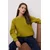 Trendyol Milla ženski duks Twoaw24Sw00104, Maslinasto zelena