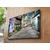 WallXpert slika na platnu 70100C-013, kaldrmisana ulica sa šarenim starim kućama, 70 x 100 cm