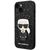 Karl Lagerfeld KLHCP14SGFKPK iPhone 14 6,1 hardcase black Glitter Flakes Ikonik (KLHCP14SGFKPK)