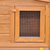 VIDAXL zunanji zajčnik s strehami (190x46x85cm)