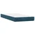 Vidaxl Box spring postelja z vzmetnico temno modra 80x220 cm žamet