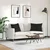 Jastučići za sofu 2 pcs Crna 70 x 50 cm tkanina